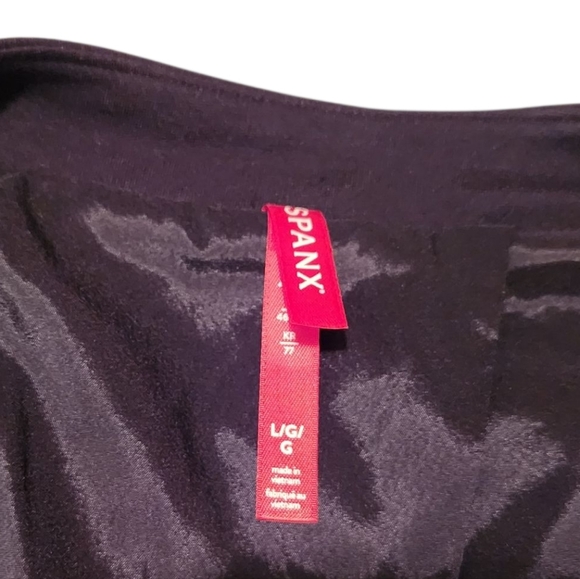 Women’s Large Spanx The Perfect Collarless Black Blazer - Picture 2 of 4